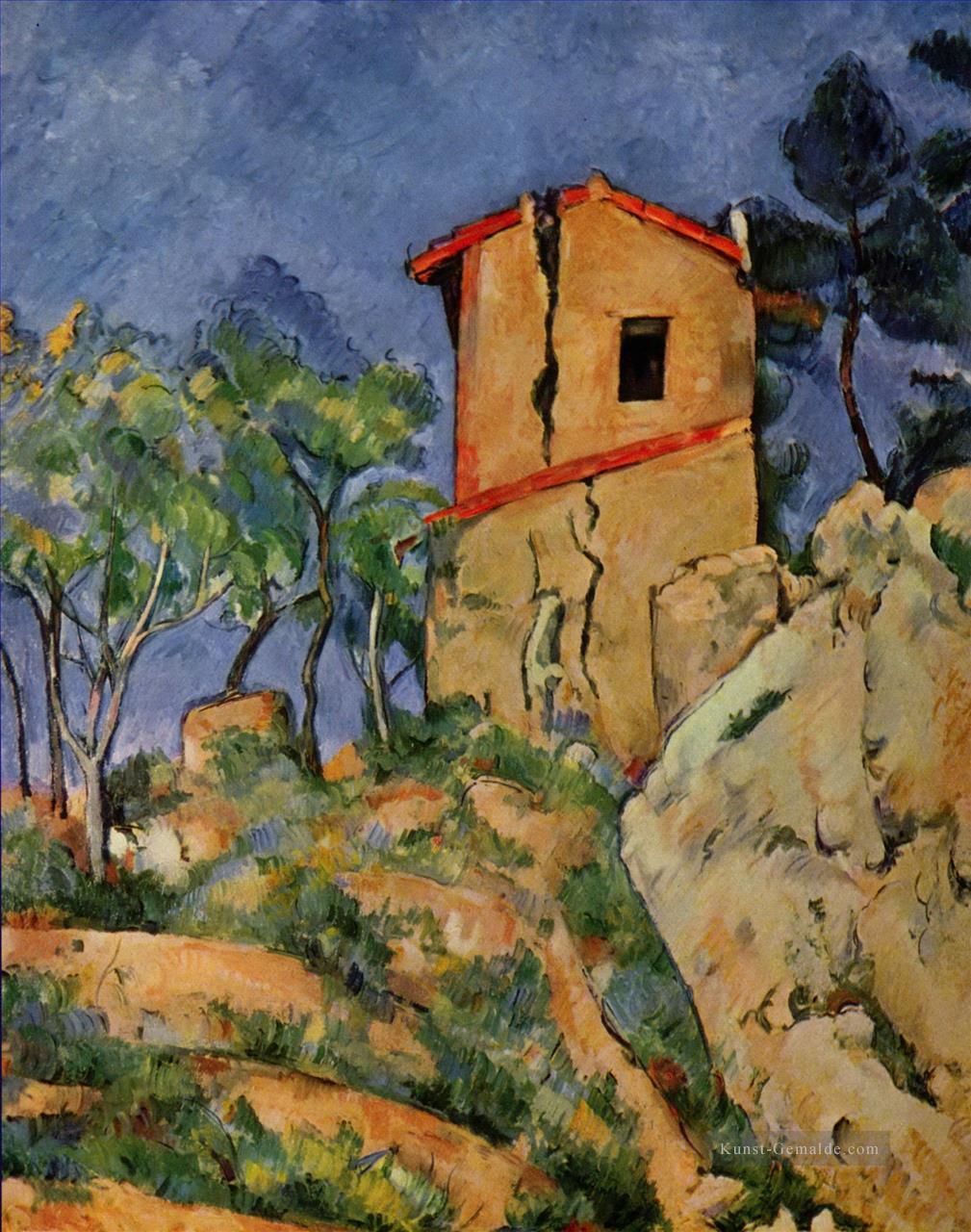 Das Haus mit rissigen Wänden Paul Cezanne Ölgemälde